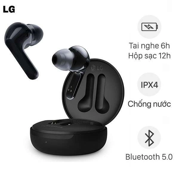 Tai nghe không dây LG HBS TONE Free HBS-FN4 (bluetooth V5.0, thời lượng nghe 18 giờ) Tai nghe không dây LG HBS TONE Free HBS-FN4 (bluetooth V5.0, thời lượng nghe 18 giờ)